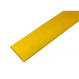 Трубка термоусадочная ТУТ нг 35,0/17,5 желтая, термоусаживаемая трубка в метровой нарезке, не поддерживает горение