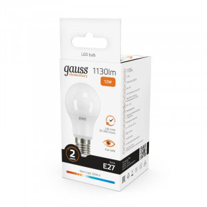 Лампа светодиодная Elementary 12Вт A60 грушевидная 3000К тепл. бел. E27 1130лм 23212