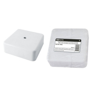 Коробка распаячная КР 50х50х20 ОП белая, IP40, с клем. колодкой, инд. штрихкод SQ1401-0902