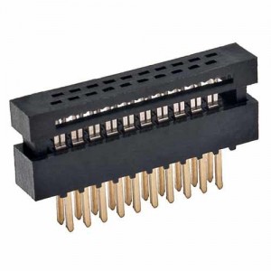 M50-3801042, Проводные клеммы и зажимы 10+10 DIL IDC ML, Au TRANSITION PLUG