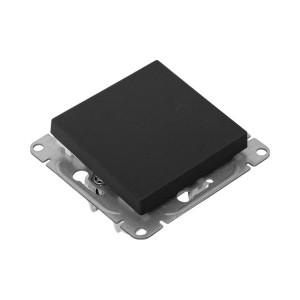 Механизм выключателя, одноклавишный, ч-рный Эпика EKF UP1-SWB-10