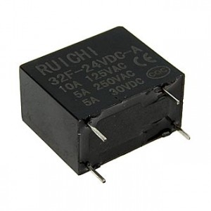 32F (N/O)     24VDC  5A, Электромагнитное реле 32F (N/O) 24VDC 5A, SPST