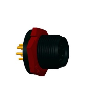 BBD-06PMFP-SC7001, Стандартный цилиндрический соединитель STANDARD PANEL SCREW 6PIN M CONN F PIN