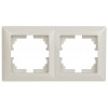 Рамка для розеток и выключателей Solo 4-502-02 на 2 поста, СУ, слоновая кость Б0043411