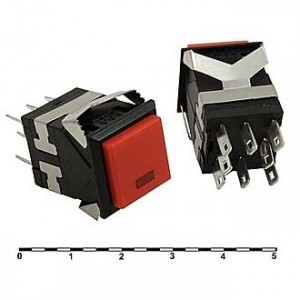 KD2-22BRG (PSW-22 БФЧК), Кнопочный переключатель без фиксации