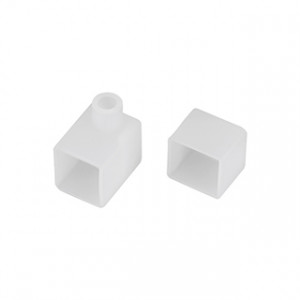 Заглушка MOONLIGHT-CAP-13x12mm-SIDE-S-SET 041025, Комплект силиконовых заглушек для гибкого неона MOONLIGHT, сечение 12х13мм. В комплекте заглушка с выводом под кабель питания (вбок относительно линии сечения ленты) и глухая заглушка. Использовать с герметиком.