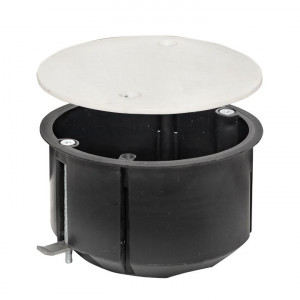 Коробка универсальная установочная КМП-020-026 с металлическими лапками и крышкой plc-kmp-020-026