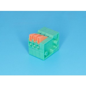 TB-07B, Клеммник с зажимом 3 позиции, шаг 2,54 мм