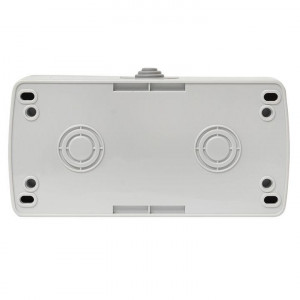 Блок ОП розетка 1-м 16А с заземл. с крышкой+выключатель 2-кл. Мурманск IP54 сер. EFRV16-052-30-540