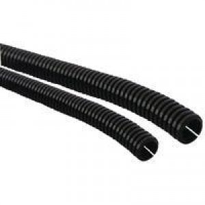 CS010A, Спиральная оплетка, муфты, изоляционные трубки SPLIT CONDUIT:PP BLACK, 1.250 ID SPLIT CONDUIT :164FT/ROLL