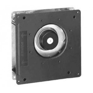 RG125-19/12N, Нагнетатели и центробежные вентиляторы DC Radial Blower, 180x180x40mm, 12VDC, 51.5CFM, 5.2W, 2550RPM, Ball Bearing, Lead Wires, Speed Signal, FlatPack Series