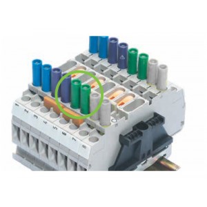 Тестовый штекер SB 4 GRUEN, Тестовый штекер для измерительных клемм WK6 TK, цвет зеленый