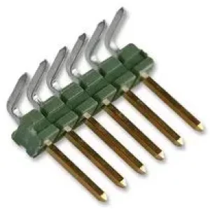 825437-6, Соединитель незащищенный 16 контакт(-ов) 2.54мм луженый угловой монтаж в отверстие коробка