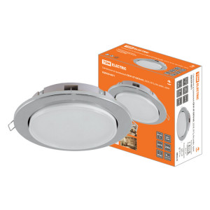 Светильник встраиваемый СВ 01-07 GX70-H5, 220 В, 50 Гц, без рефл., хром, нМ SQ0359-0071