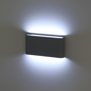 Светильник светодиодный WL41 GR 10Вт 3500К для интерьера/фасадов IP54 сер. Б0054418