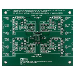 EVAL-PRAOPAMP-4RZ, Средства разработки интегральных схем (ИС) усилителей Quad R-14 ld SOIC RoHS Eval board