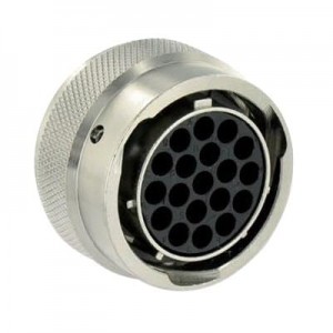 UT061619ST, Стандартный цилиндрический соединитель 19P Strt Socket Plug Size 16