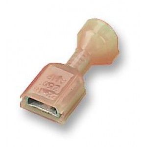 2-520273-2, Наконечник кабельный ножевой (гнездо) обжимной