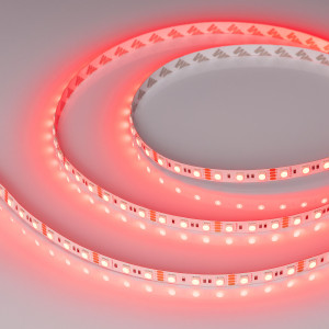 Лента RT-B72-10mm 12V RGB (15 W/m, IP20, 5060, 5m) 016246(2), Светодиодная лента RT-B72, открытая. Светодиоды 5060, 72 шт/м (360 шт на 5 м), белая плата, ширина 10 мм, скотч 3M. Цвет RGB, угол 120°. Питание 12V, мощность 15 Вт/м (75 Вт на 5 м). Размеры 5000x10x2.2 мм. Мин. отрезок 41.7 мм, 3 светодиода. Цена за 1 м.