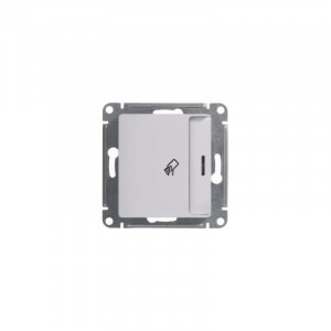 Выключатель карточный 1-кл. 1мод. СП Glossa 10А IP20 (сх. 6) механизм бел. SE GSL000169