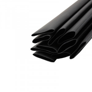 Трубка термоусадочная СТТК (2:1) 19.1/9.55, черная, двустенная клеевая термоусаживаемая трубка в метровой нарезке