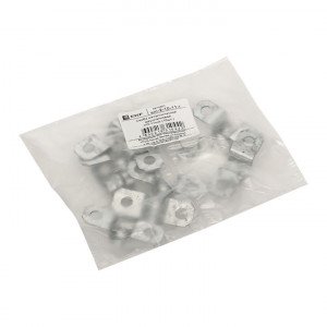 Скоба металлическая двухлапковая d10-11 мм (10 шт) PROxima sm-2-10-11-r