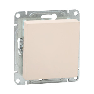 Механизм выключателя, одноклавишный, кнопочный, кремовый Эпика EKF UP1-SWI-13