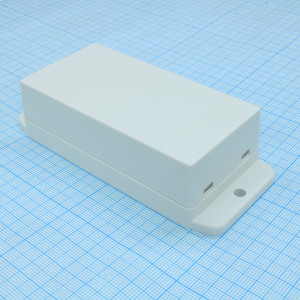 NUB904527WH, Пластиковый корпус белого цвета из высокопрочного пластика с фланцами