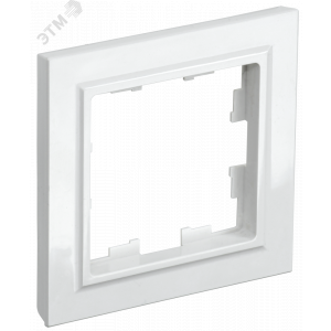 BRITE Рамка 1-мест. РУ-1-БрБ бел. BR-M12-K01-PRO