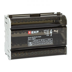 Шина нулевая в корпусе 4х15 sn0-4x15