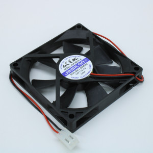 JF0815B1H-R, Вентилятор 12В 80х80x15мм, B 3000 об/мин, 52.76м3/час, 30.3дБ, подшипник качения