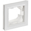 BRITE Рамка 1-местная IP44 РУ-1-БрАБ-44 арктический белый IEK BR-M12-44-K91