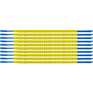 brd333018, SCNG-07-I клипсы жёлтые, 300шт/упак, для провода 1,9-2,4мм диаметра, легенда I