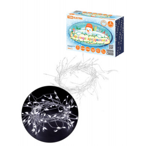 Гирлянда светодиодная "Самоцветы" 100LED, 2 м, 6000 K, USB, IP20, SQ0361-0200