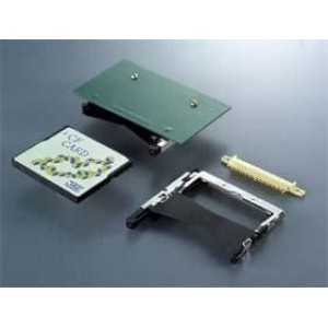 JC26E-DSRE, Соединители для карт памяти COMPACT FLASH TYPE SIDE PIN W FRAME SMT