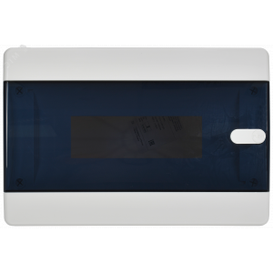 Корпус пластиковый навесной на 12 модулей ЩРН-П-12 IP41 UNION Compact черная прозрачная дверь UIC-KP12-N-12-41-K01