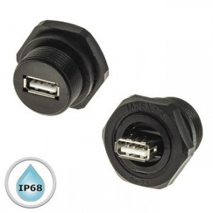 M25USBZ0-2.0, Разъём герметичный SZC M25USBZ0-2.0, 480 Мб/с