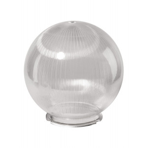 Рассеиватель шар ПММА 250 мм прозрачный призма (байонет 145 мм) SQ0321-0228
