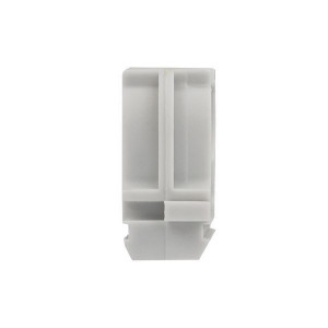 Держатель для труб (клипса) d20мм сер. (уп.10шт) Plast derj-z-20n-r