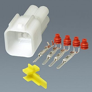 DJ7041Y-2.3-11, Разъем авт. соединитель DJ7041Y-2.3-11, 12/ 24 (DC) В вилка