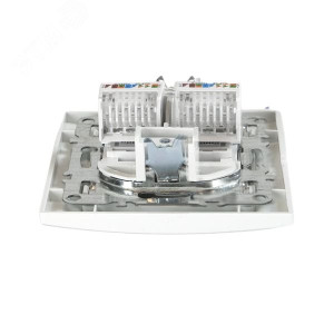 Розетка компьютерная 2-м СП Минск RJ45 бел. ERK02-035-10