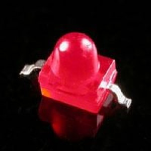 AM2520ID03, Стандартные светодиоды - Накладного монтажа HI EFF RED DIFFUSED GULL WING LEADS
