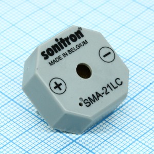SMA-21LC-P15, Пьезоизлучатель с генератором 3.8 кГц электропитание 1.5....15В