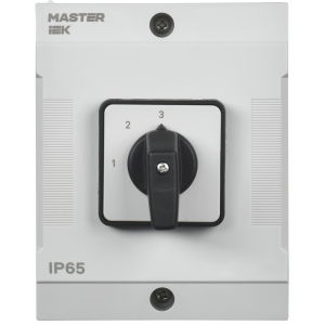 Переключатель кулачковый 10А (сх. 82) в боксе стандартная рукоятка IEK MI-CS20-010-082