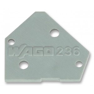 236-100, Пластина торцевая для модульного клеммника
