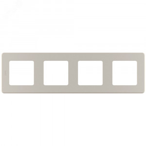 Рамка 4-м Inspiria шампань Leg 673968