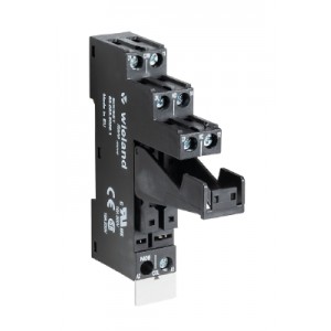 Колодка для реле FLARE MOV 80.063.5026.1, Колодка для реле, с 1 переключающими контактами, рабочее напряжение: 48 V AC / DC, с винтовой фиксацией провода, серия flare