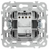 FLITE Выключатель 1-клавишный с индикацией 10А ВС11-1-1-ФлС серый IEK FI-V10-1-10-1-K03