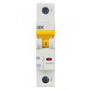 Автоматический выключатель ВА47-60M 1Р 6А 6кА B MVA31-1-006-B