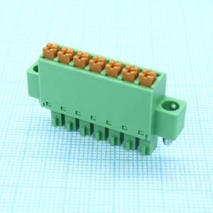 15EDGKNM-3.81-07P-14-1000A(H), Разъемный клеммный блок 7 контактов шаг 3.81мм